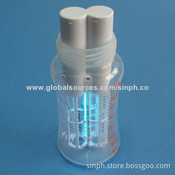 Green Environment-friendly UV-C Baby Bottle Sterilizers with 2W DC UV-C Lamp